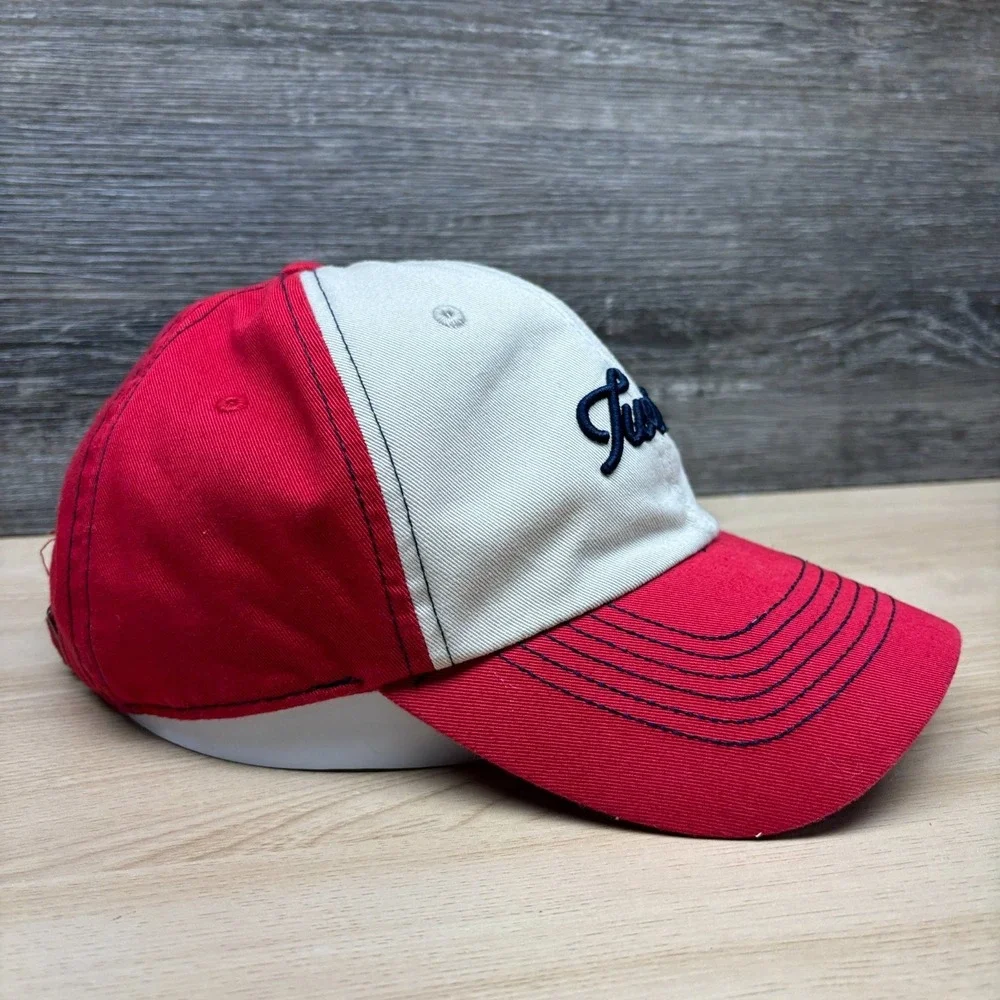 Minnesota Twins‎ Hat Cap Strap Back Womens Red MLB Baseball TC Logo Favorite